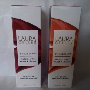 Laura Geller Tinted Lip Oil-Shade 'Crunch Time' Neutral Nude-NWT -Full Size
